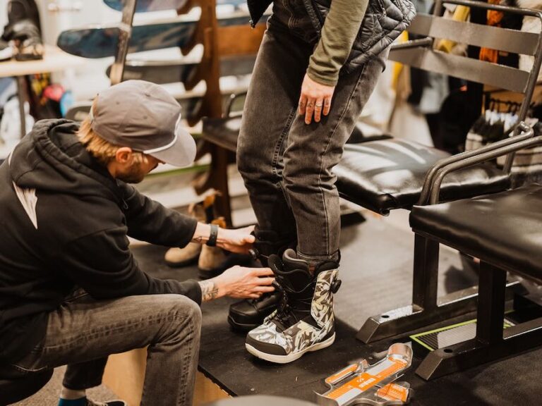 Snowboard Boot Fitting at Spokane Alpine Haus